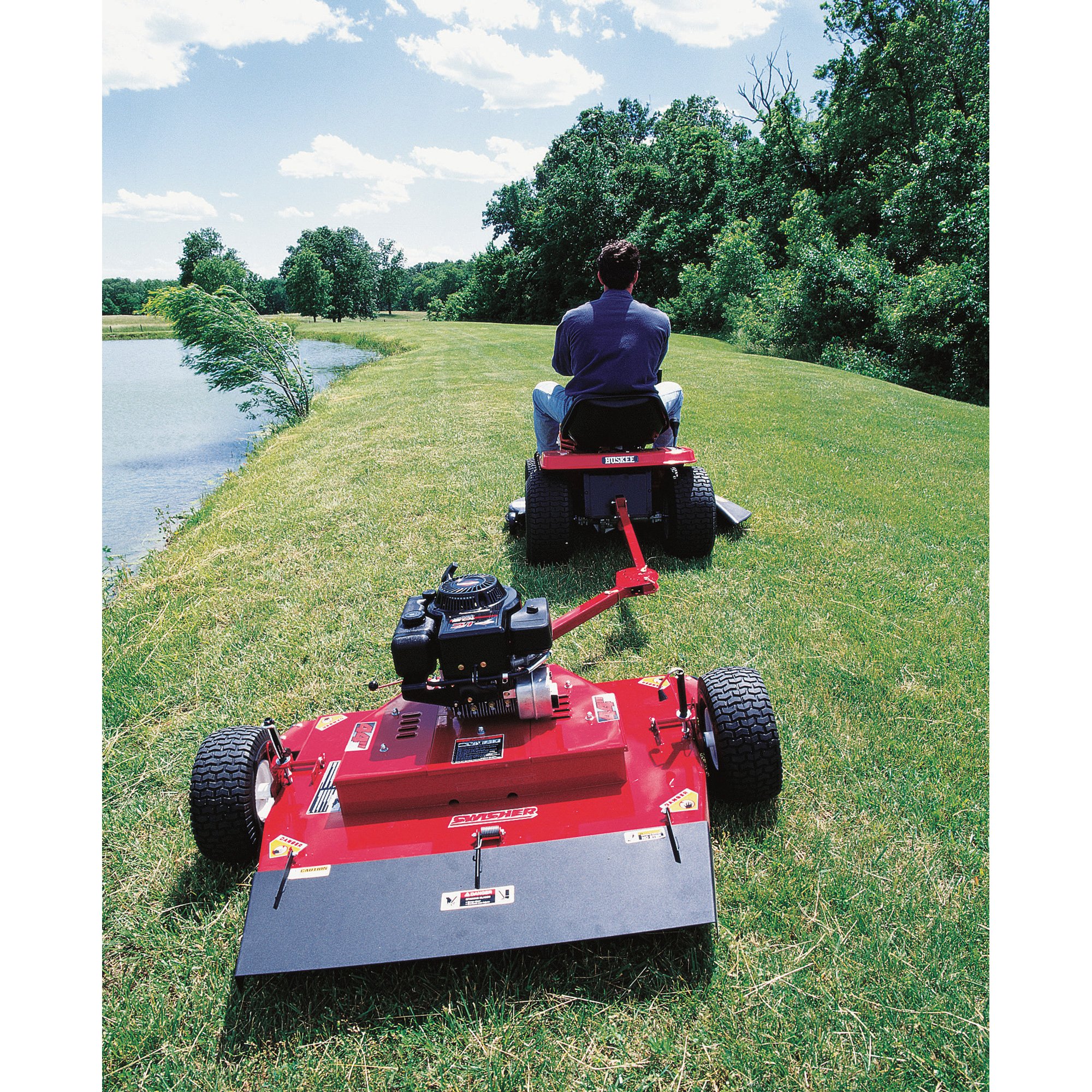 Swisher Finishing Trailmower — 44in. Cutting Width, 10.5 HP